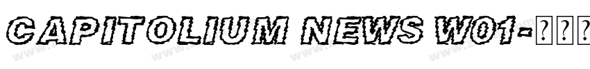 Capitolium News W01字体转换